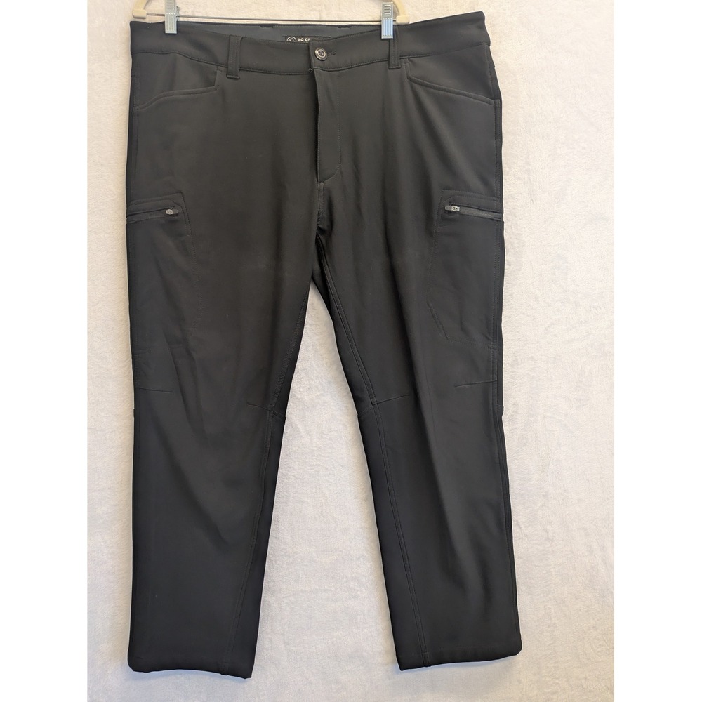 BC CLOTHING EXPEDITION Mens Black Cargo Pants Size 40x30 Outdoor Casual Wear
